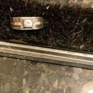 Silver Ring with Square Gemstone